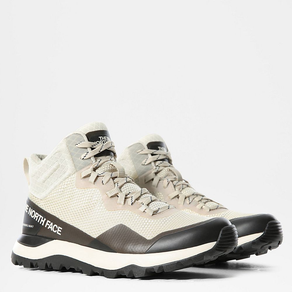 The North Face Hiking Boots Womens Australia - The North Face Activist Futurelight™ Mid White / Blac